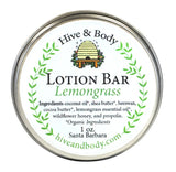 Lotion Bar, Lemongrass