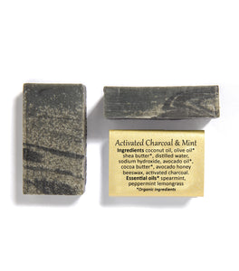Soap - Bath Bar, Activated Charcoal Mint
